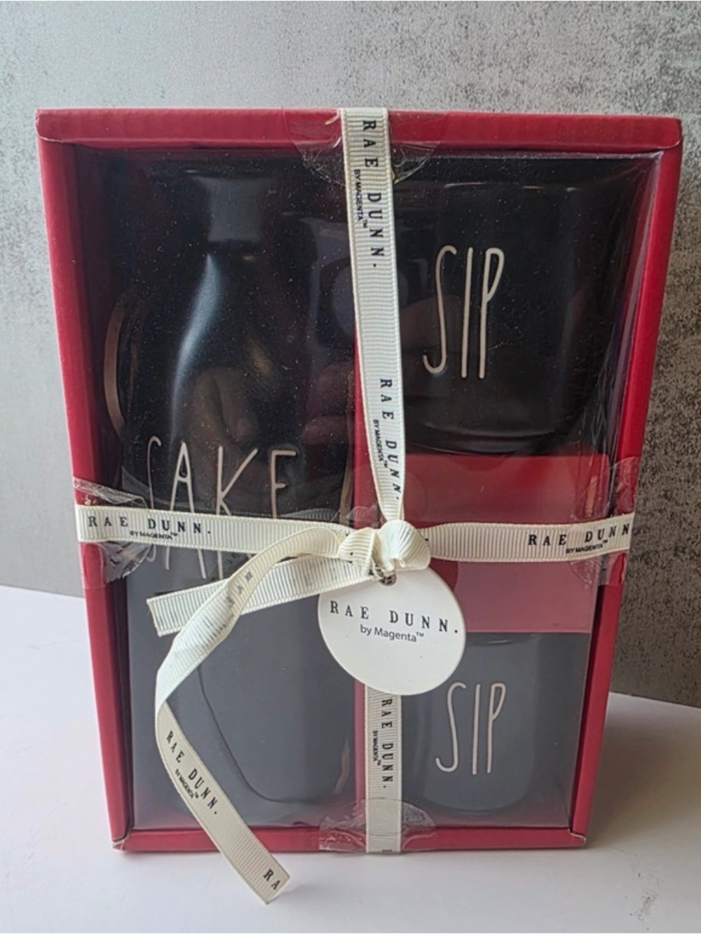 Rae Dunn Sake and Sip Set